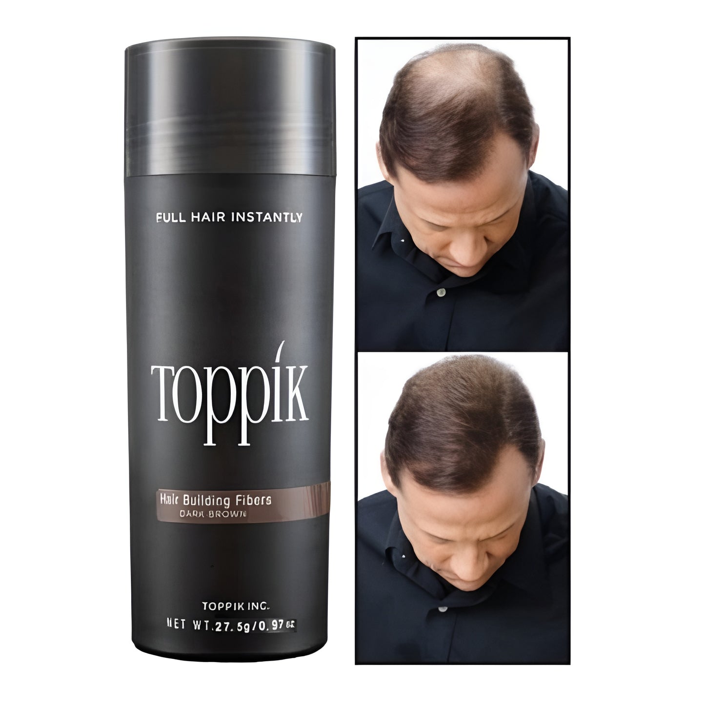 Toppik Hair Building Fiber Fuller Looking Hair for Men &amp; Women (27.5g)