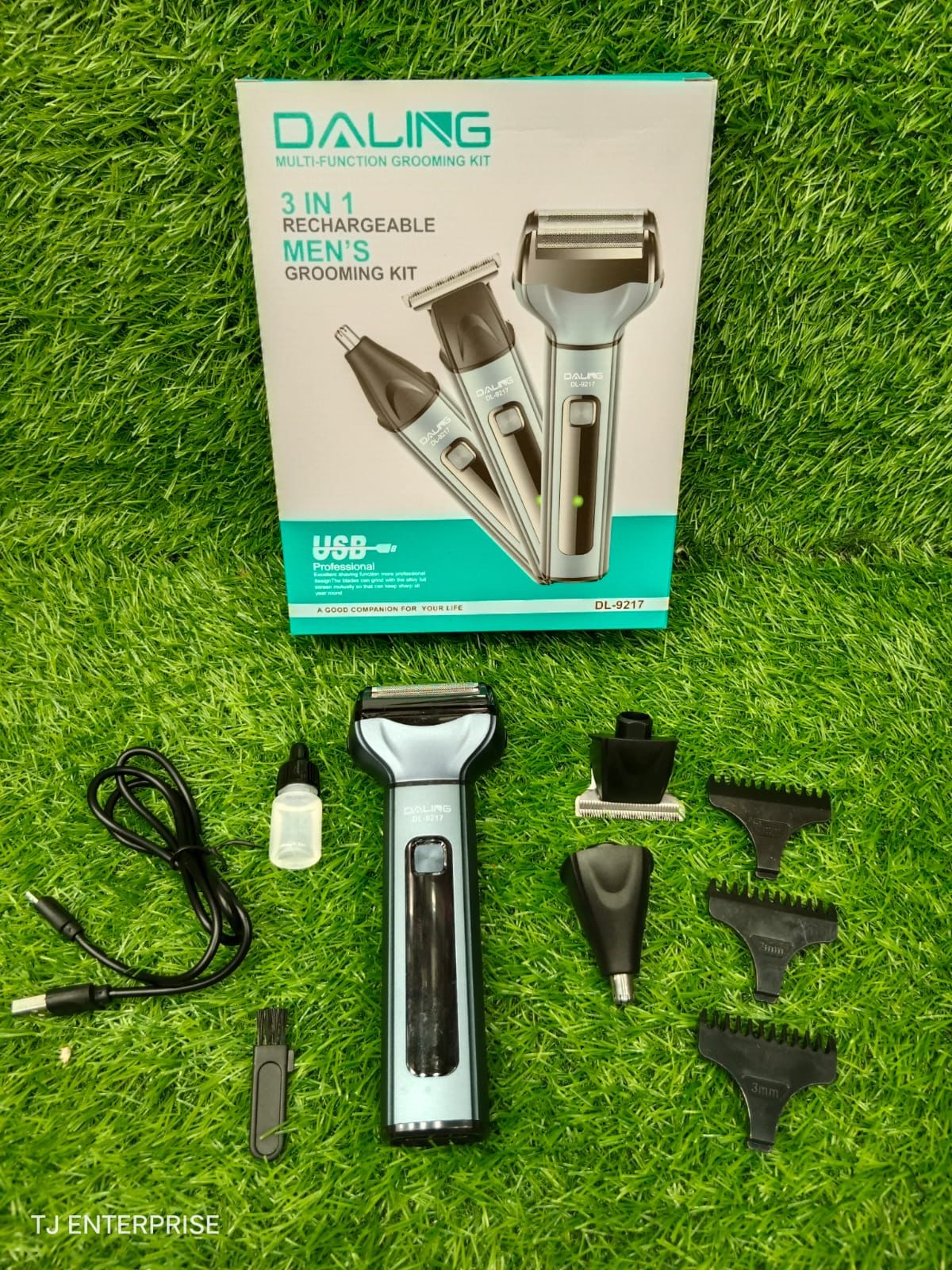 Shaver Daling Professional 3 in 1 German Technology Electric Men‘s Grooming Kit Hair Clipper