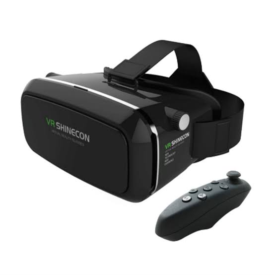 VR Box - 3D Virtual Reality Box. with remote ( black ) | Model - Vr shincorne.