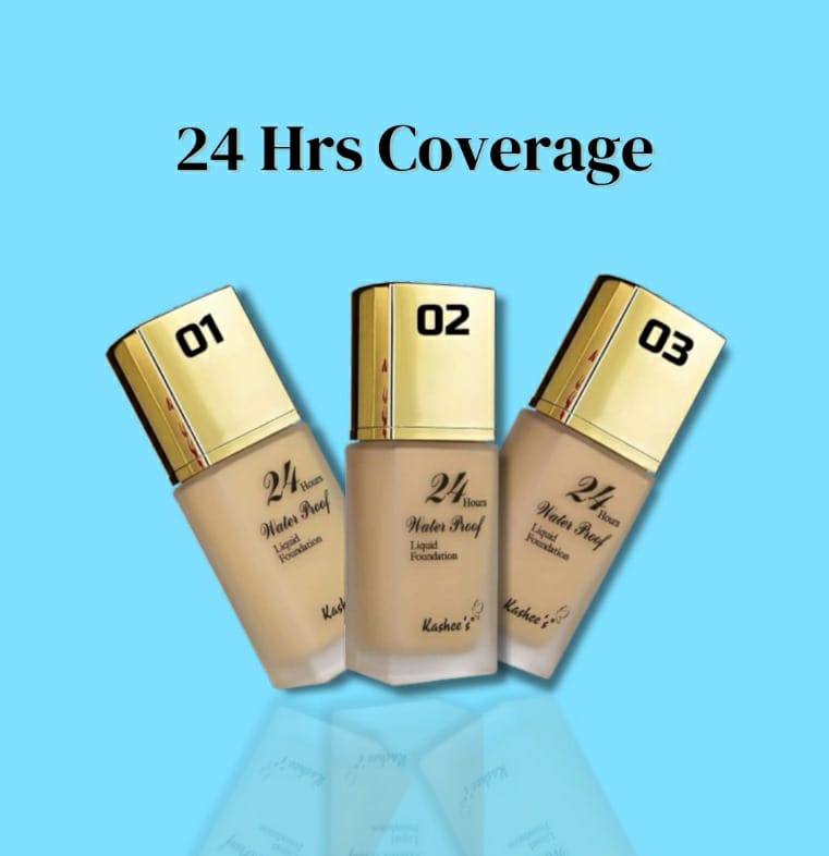 24 Hrs Kashee's Waterproof Foundation (30Ml)