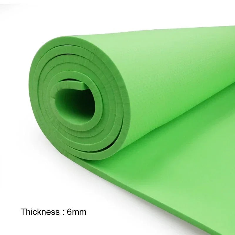 Yoga Matt Non-Slip Exercise Gym Flooring Mat Premium Quality For Men and Women Multi Purpose Uses (random color)