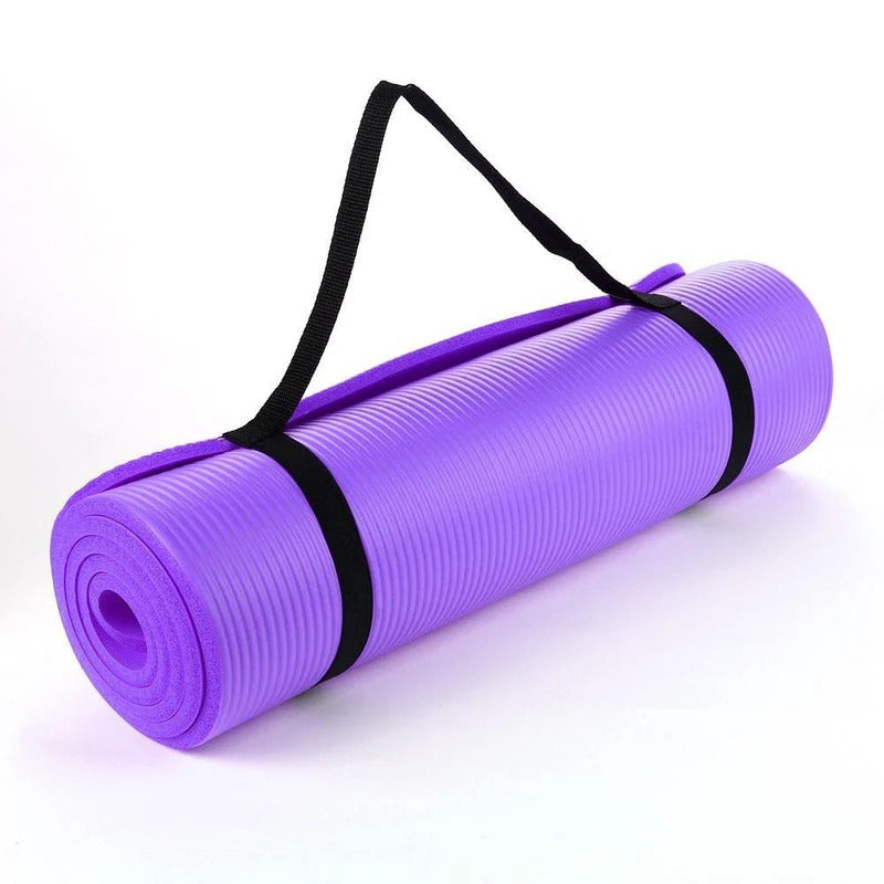 Yoga Matt Non-Slip Exercise Gym Flooring Mat Premium Quality For Men and Women Multi Purpose Uses (random color)