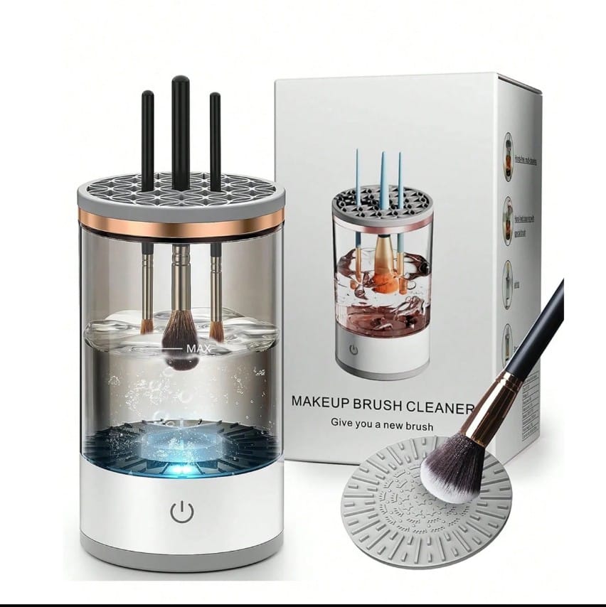 3 In 1 Electric Makeup Brush Cleaner | Automatic Make Up Brush Holder Cleaner Machine