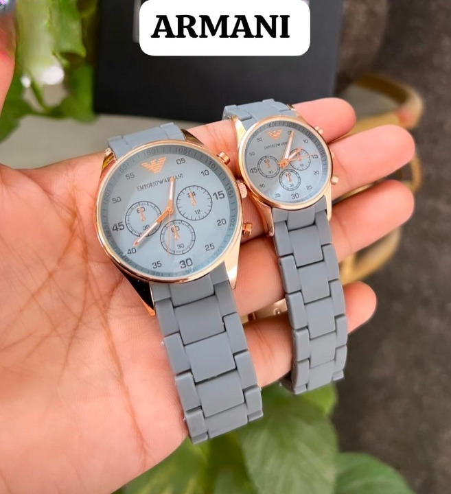 AA1 emporio armani couple watch ,Stylish  Watch Adjustable Strap