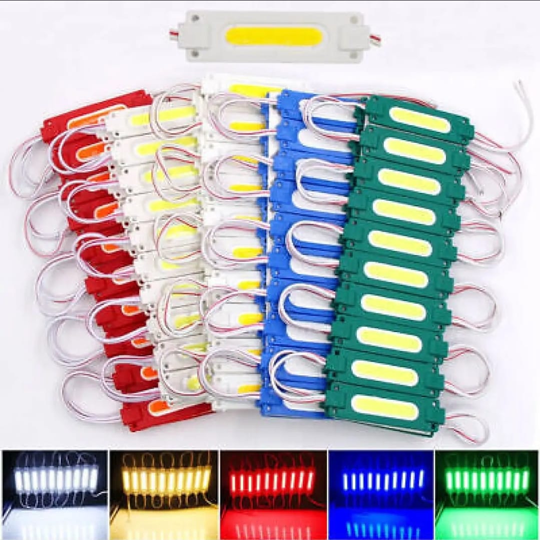 10 Pcs LED Capsule Light Waterproof DC 12V Room Car Bike Decoration (Random color)