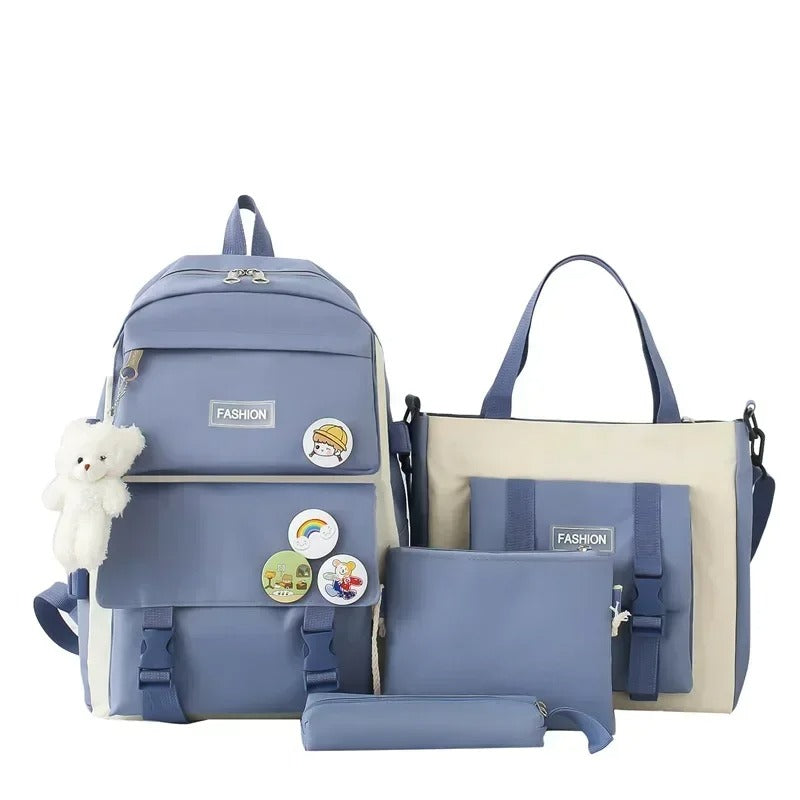 4-Piece School Bag Set: Stylish &amp; Practical new arrival 2024