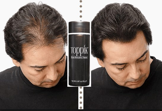 Toppik Hair Fiber 27.5g - BLACK and DARK BROWN